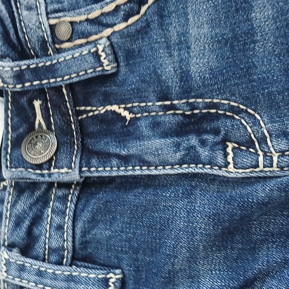 Vigross slim boot cut blue jeans size 2 - Picture 15 of 16